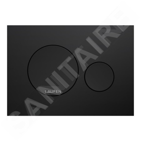 Laufen INEO - Plaque de déclenchement, noir mat H9001147160001