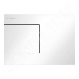 Laufen INEO - Plaque de déclenchement, blanc brillant H9001180000001