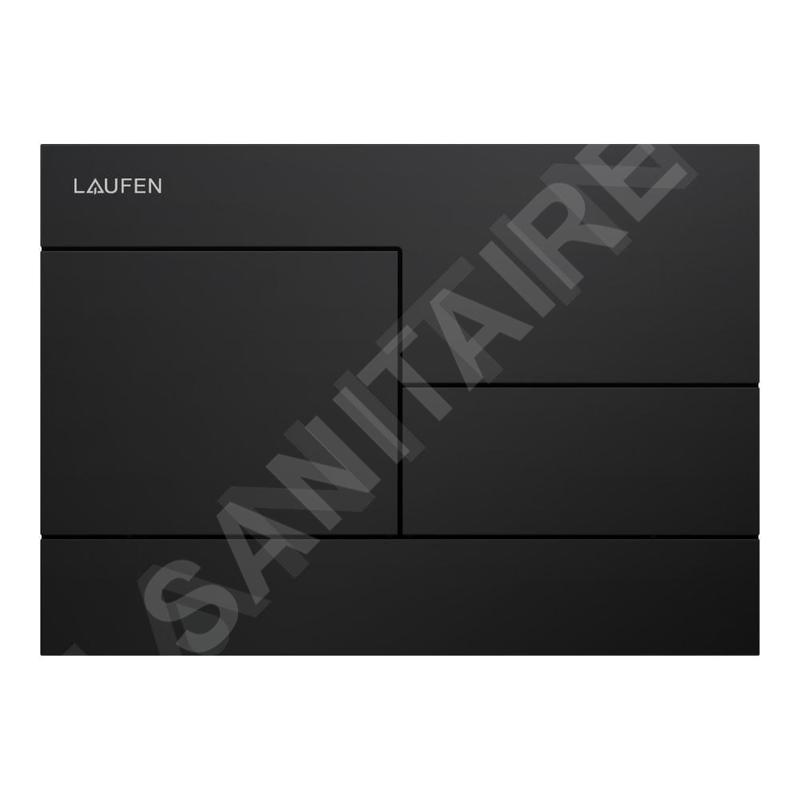 Laufen INEO - Plaque de déclenchement, noir mat H9001187160001