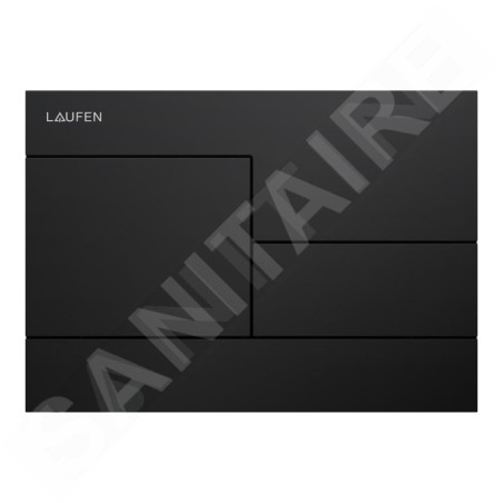 Laufen INEO - Plaque de déclenchement, noir mat H9001187160001