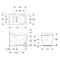Geberit Bambini - WC à poser, pour enfants, Rimfree, blanc 502.966.00.1 Geberit Bambini - WC à poser, pour enfants, Rimfree, blanc 502.966.00.1