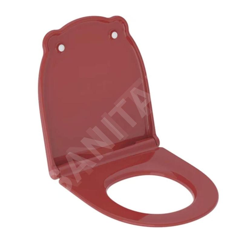 Geberit Bambini - Abattant WC, pour enfant, rouge carmin 502.969.FY.1