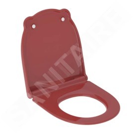 Geberit Bambini - Abattant WC, pour enfant, SoftClose, rouge carmin 502.970.FY.1