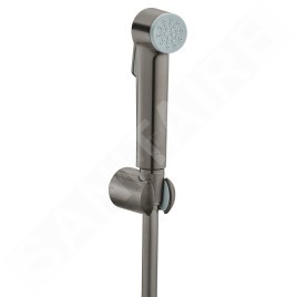 Grohe Tempesta-F - Douchette de bidet avec support et flexible de 1,25 m, Hard Graphite brossé 27513AL1