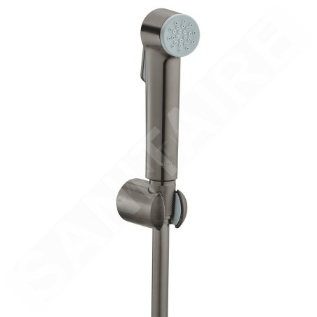 Grohe Tempesta-F - Douchette de bidet avec support et flexible de 1,25 m, Hard Graphite brossé 27513AL1
