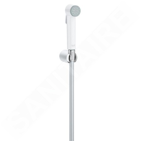 Grohe Tempesta-F - Douchette de bidet avec support et flexible de 1,25 m, chrome/ blanc 27812IL1