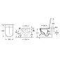 Villeroy & Boch ViClean - WC suspendu avec abattant lavant, Directflush, avec CeramicPlus, blanc alpin V0E100R1 Villeroy & Boch ViClean - WC suspendu avec abattant lavant, Directflush, avec CeramicPlus, blanc alpin V0E100R1