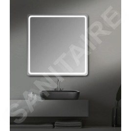 Sapho Nyx - Miroir avec éclairage LED, 800x800 mm NY080