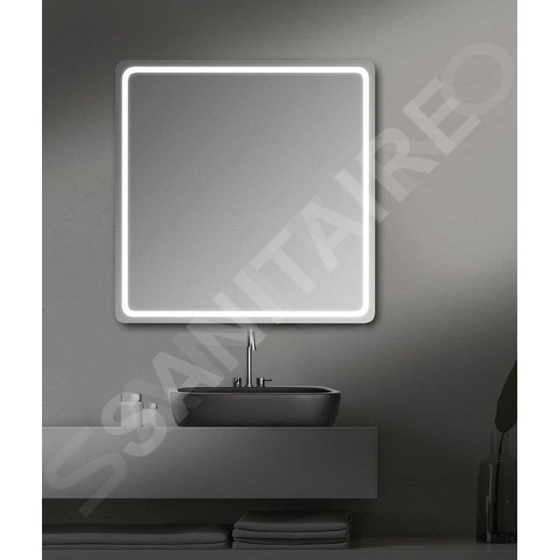 Sapho Nyx - Miroir avec éclairage LED, 800x800 mm NY080 Sapho Nyx - Miroir avec éclairage LED, 800x800 mm NY080