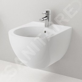 Geberit Acanto - Bidet suspendu 510x350x290 mm, avec KeraTect, blanc 500.601.01.8