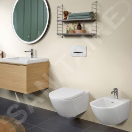 Villeroy & Boch Subway 3.0 - Bidet suspendu 560x375 mm, avec trop-plein, trou pour robinet, CeramicPlus, blanc alpin 447000R1