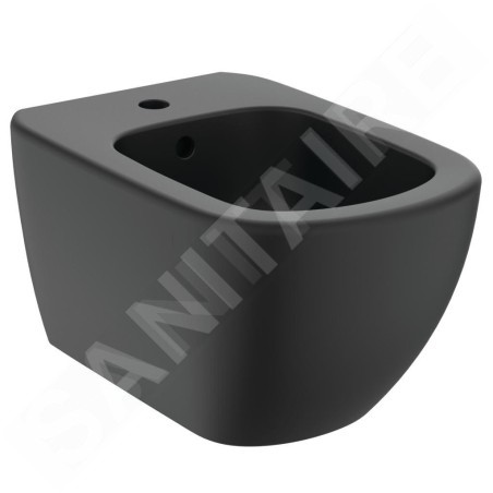 Ideal Standard Tesi - Bidet suspendu, 360x530x300 mm, noir T3552V3