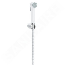 Grohe Tempesta-F - Douchette de bidet avec support et flexible de 1,25 m, chrome/ blanc 26356IL0