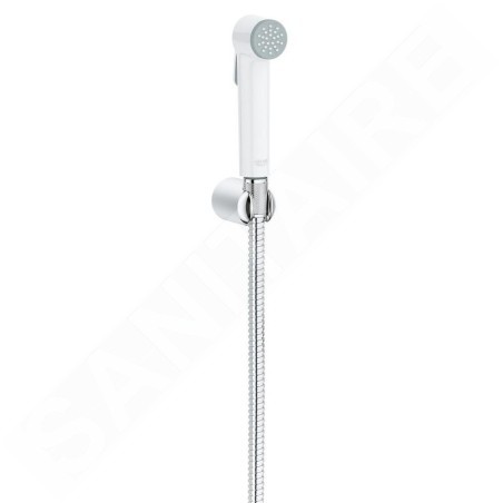 Grohe Tempesta-F - Douchette de bidet avec support et flexible de 1,25 m, chrome/ blanc 26356IL0