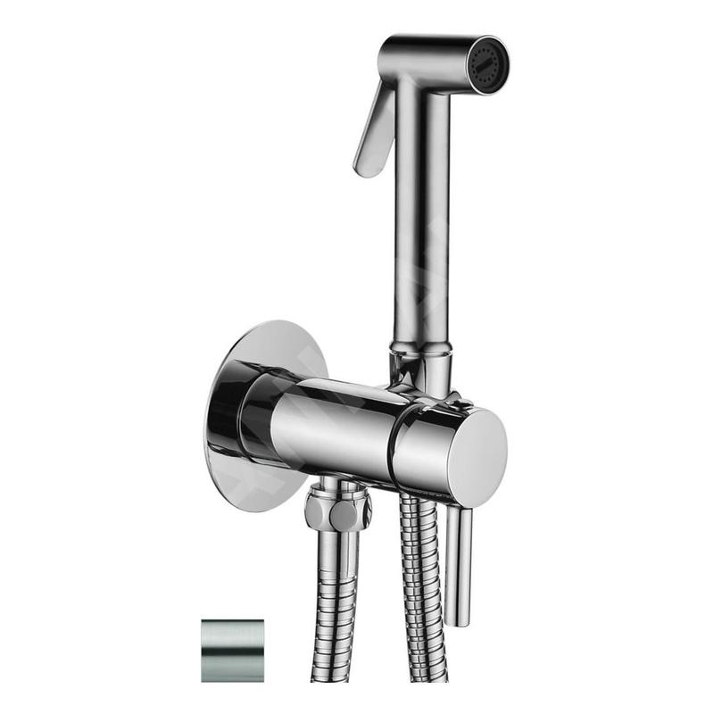 Paffoni Bidet Kit - Set de mitigeur encastré avec douchette de bidet, inox ZDUP110ST