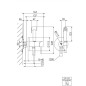 Steinberg 100 - Robinet de bidet encastré, avec douchette, noir mat 100 1350 S