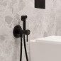 Steinberg 100 - Robinet de bidet encastré, avec douchette, noir mat 100 1350 S