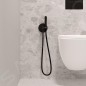 Steinberg 100 - Robinet de bidet encastré, avec douchette, noir mat 100 1350 S