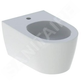 Geberit ONE - Bidet suspendu, 540x370 mm, trop-plein caché, trou pour robinetterie, KeraTect, blanc 500.690.01.1