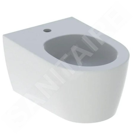 Geberit ONE - Bidet suspendu, 540x370 mm, trop-plein caché, trou pour robinetterie, KeraTect, blanc 500.690.01.1