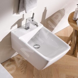 Geberit Xeno 2 - Bidet suspendu 540x350x235 mm, avec KeraTect, blanc 500.501.01.1