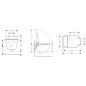 Geberit AquaClean - Bidet électronique Tuma Comfort avec céramique, Rimfree, SoftClosing, blanc alpin 146.292.11.1