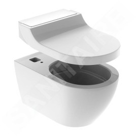 Geberit AquaClean - Bidet électronique Tuma Comfort avec céramique, Rimfree, SoftClosing, blanc alpin 146.292.11.1