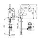 Hansa Basic - Mitigeur de lavabo avec garniture de vidage, chrome 55552203