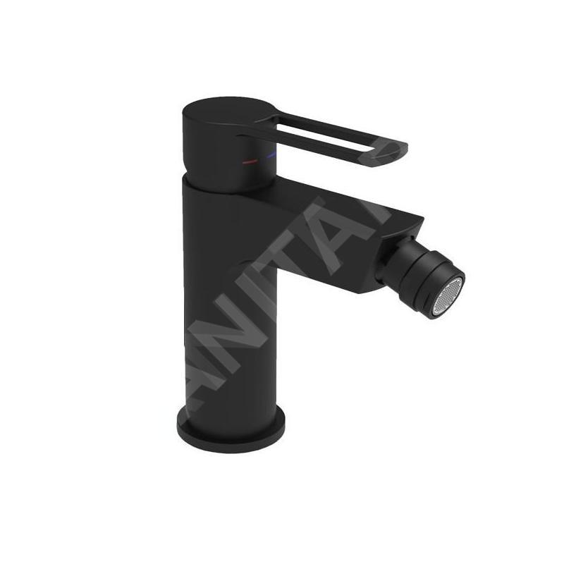 Paffoni Ringo - Robinetterie de bidet, noir mat RIN131NO