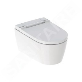 Geberit AquaClean - Bidet électronique Sela avec céramique, suspendu, Rimfree, SoftClosing, blanc alpin 146.222.11.1