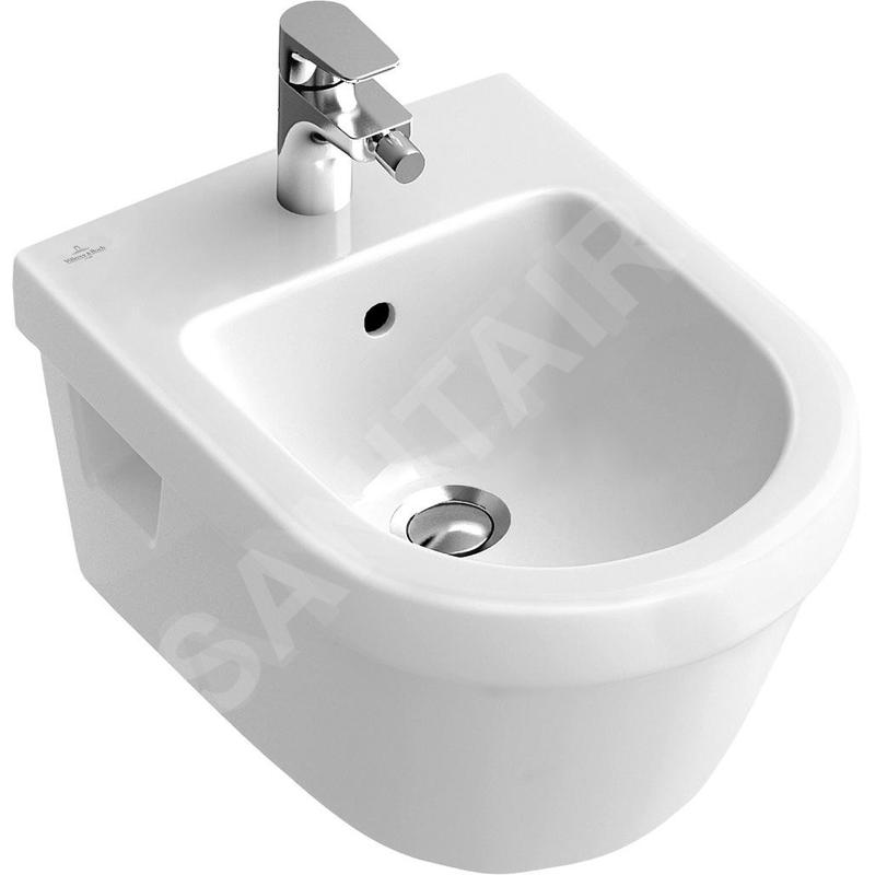 Villeroy & Boch Architectura - Bidet suspendu avec trop-plein, avec CeramicPlus, blanc alpin 548400R1 Villeroy & Boch Architectura - Bidet suspendu avec trop-plein, avec CeramicPlus, blanc alpin 548400R1