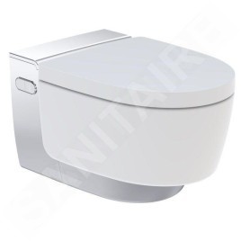 Geberit AquaClean - Bidet électronique Mera Comfort suspendu, SoftClosing, chrome brillant 146.212.21.1