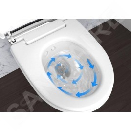 Geberit AquaClean - Bidet électronique Mera Comfort suspendu, SoftClosing, chrome brillant 146.212.21.1