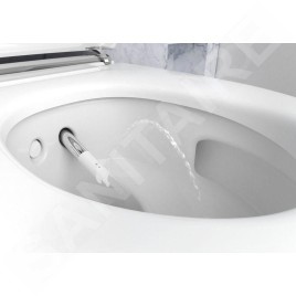 Geberit AquaClean - Bidet électronique Mera Comfort suspendu, SoftClosing, chrome brillant 146.212.21.1