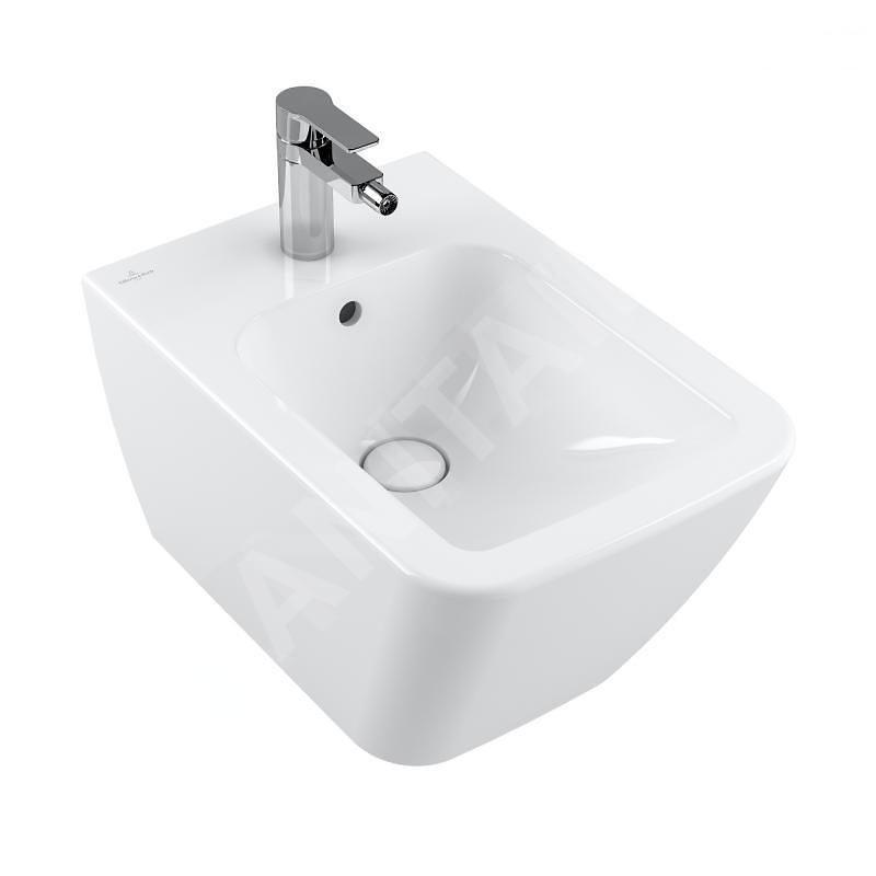 Villeroy & Boch Finion - Bidet suspendu avec trop-plein, 375x560 mm, avec CeramicPlus, blanc alpin 446500R1 Villeroy & Boch Finion - Bidet suspendu avec trop-plein, 375x560 mm, avec CeramicPlus, blanc alpin 446500R1