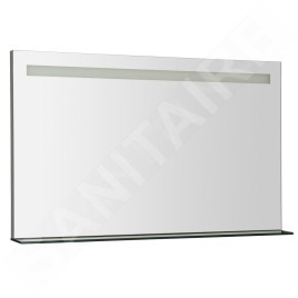 Sapho Breto - Miroir Breto, 1000x608 mm, avec éclairage LED et étagère BT100