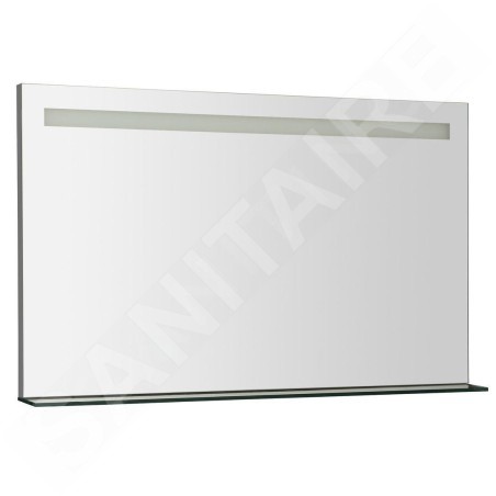 Sapho Breto - Miroir Breto, 1000x608 mm, avec éclairage LED et étagère BT100