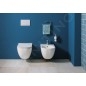 Jika Mio - Bidet suspendu, trou pour robinetterie, avec trous latéraux, blanc H8317120003041 Jika Mio - Bidet suspendu, trou pour robinetterie, avec trous latéraux, blanc H8317120003041