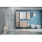Jika Mio - Bidet suspendu, trou pour robinetterie, avec trous latéraux, blanc H8317120003041 Jika Mio - Bidet suspendu, trou pour robinetterie, avec trous latéraux, blanc H8317120003041