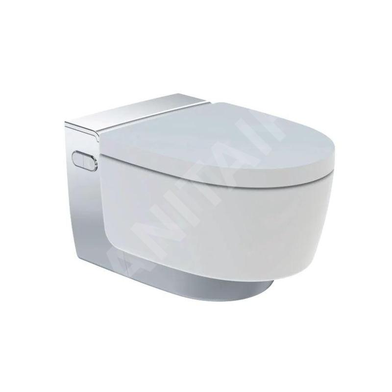 Geberit AquaClean - Bidet électronique Mera Classic avec céramique, SoftClosing, chrome brillant 146.202.21.1