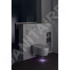 Geberit AquaClean - Bidet électronique Mera Classic avec céramique, SoftClosing, chrome brillant 146.202.21.1