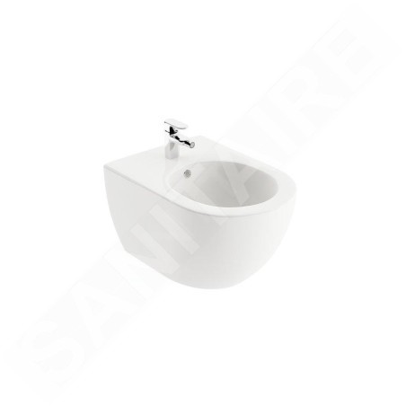 Ravak Chrome - Bidet suspendu, 360x510 mm, 1 trou pour robinetterie, blanc X01517
