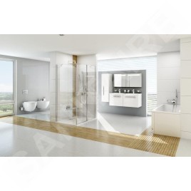Ravak Chrome - Bidet suspendu, 360x510 mm, 1 trou pour robinetterie, blanc X01517