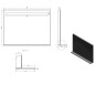 Sapho Breto - Miroir Breto 800x608 mm avec éclairage LED et étagère BT080 Sapho Breto - Miroir Breto 800x608 mm avec éclairage LED et étagère BT080