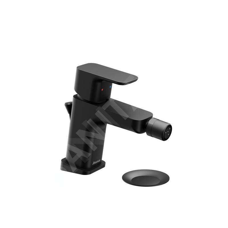 Ravak 10° Free - Mitigeur de bidet TD F 055.20 avec vidage, noir X070155