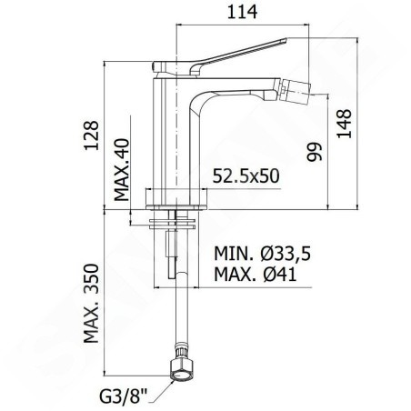 Paffoni Tilt - Mitigeur de bidet, chrome TI131CR