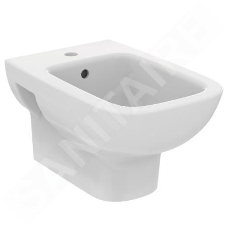 Ideal Standard i.Life A - Bidet suspendu, 355x540 mm, avec trop-plein, trou pour robinetterie, blanc T471801