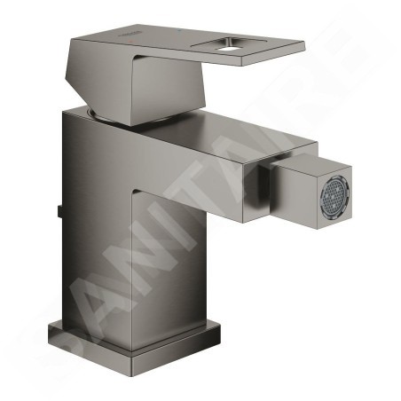 Grohe Eurocube - Mitigeur de bidet avec vidage, Hard Graphite brossé 23138AL0