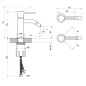 Ravak Espirit - Mitigeur de bidet, noir mat X070281