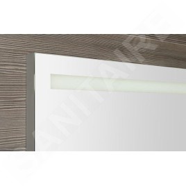 Sapho Breto - Miroir Breto 800x608 mm avec éclairage LED et étagère BT080